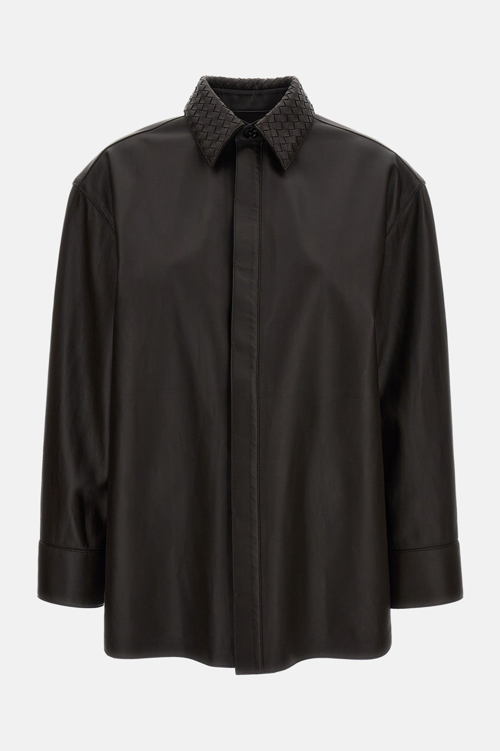 Bottega Veneta Women Shirt Semi Shine Smooth Lambskin BOTTEGA VENETA