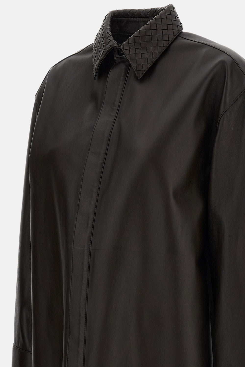 Bottega Veneta Women Shirt Semi Shine Smooth Lambskin BOTTEGA VENETA