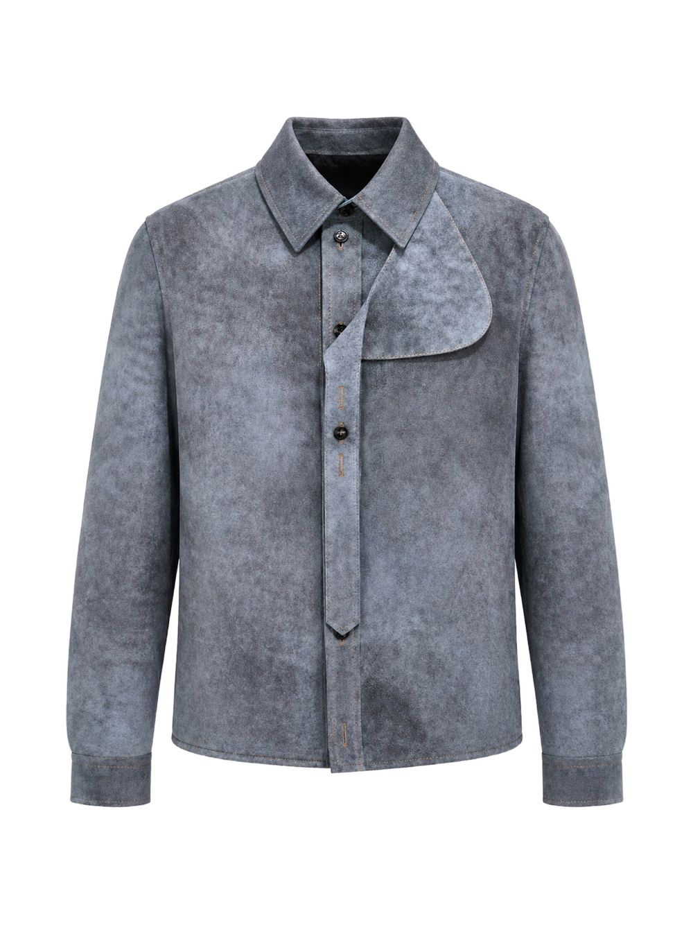 Bottega Veneta Women Suede Leather Shirt BOTTEGA VENETA