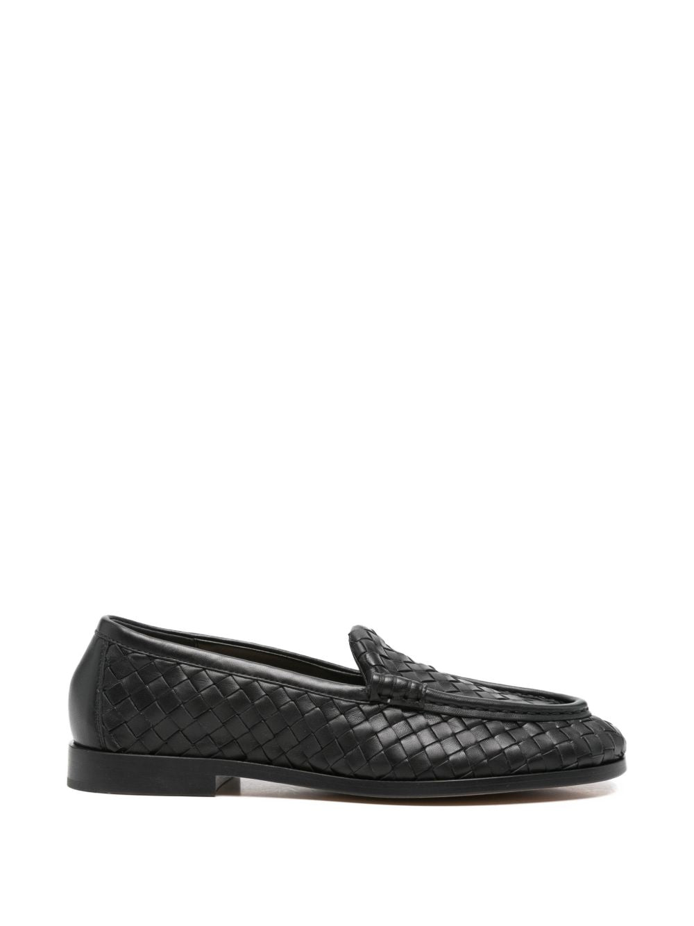 Bottega Veneta Women Silenzio Leather Loafers