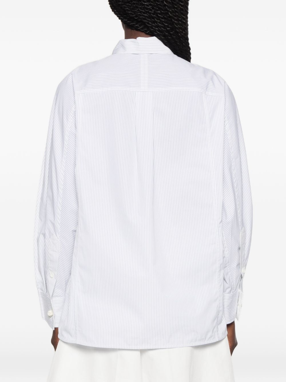 Bottega Veneta Women Striped Cotton Shirt BOTTEGA VENETA