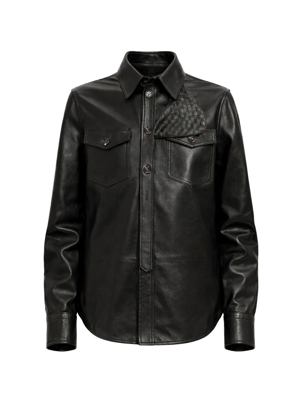 Bottega Veneta Women Leather Shirt BOTTEGA VENETA