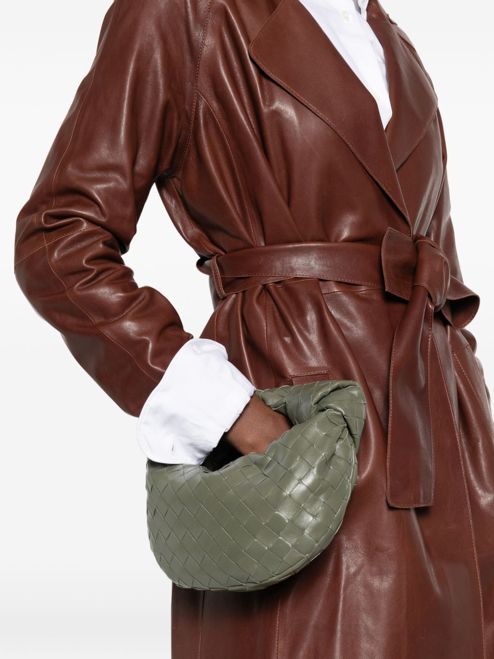 Bottega Veneta Women Jodie Mini Leather Handbag BOTTEGA VENETA