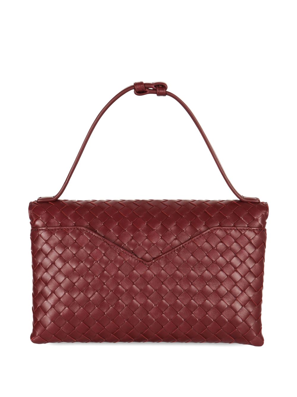 Bottega Veneta Women Knot Lock Leather Clutch BOTTEGA VENETA