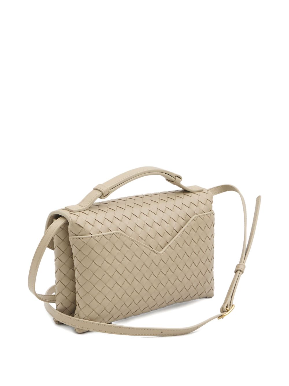 Bottega Veneta Women Knot Lock Leather Clutch BOTTEGA VENETA