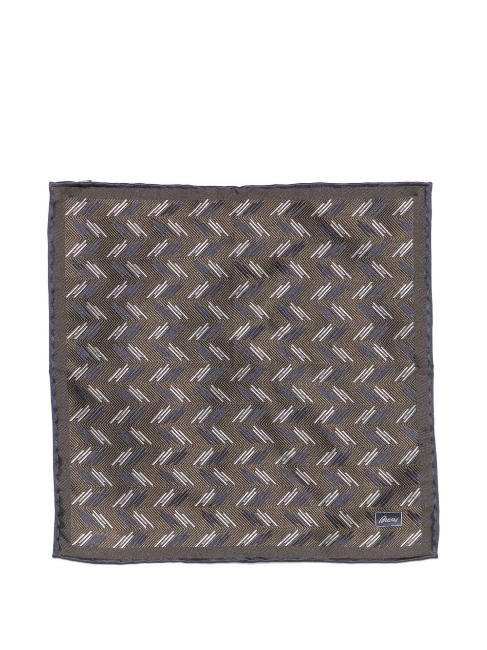 Brioni Men Pritned Silk Foulard BRIONI