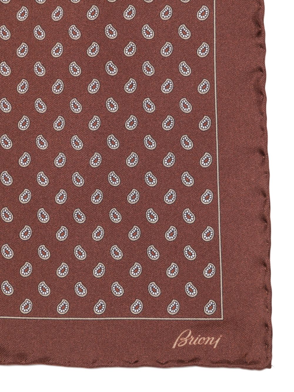Brioni Men Pritned Silk Foulard BRIONI