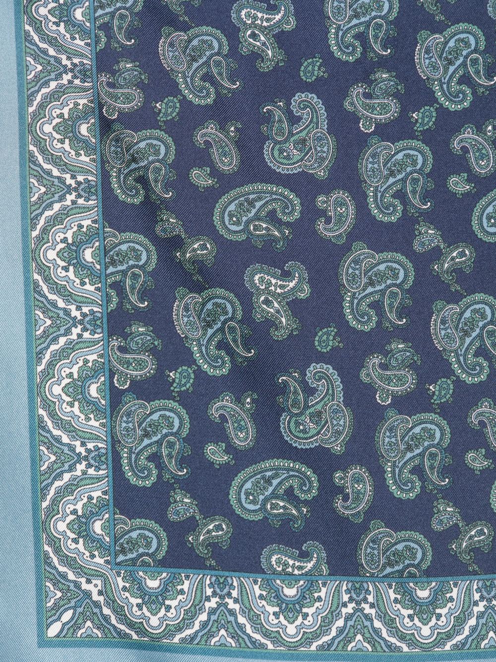 Brioni Men Printed Silk Pocket Square BRIONI