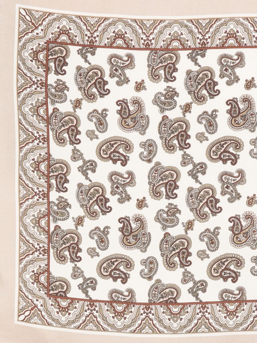 Brioni Men Printed Silk Pocket Square BRIONI