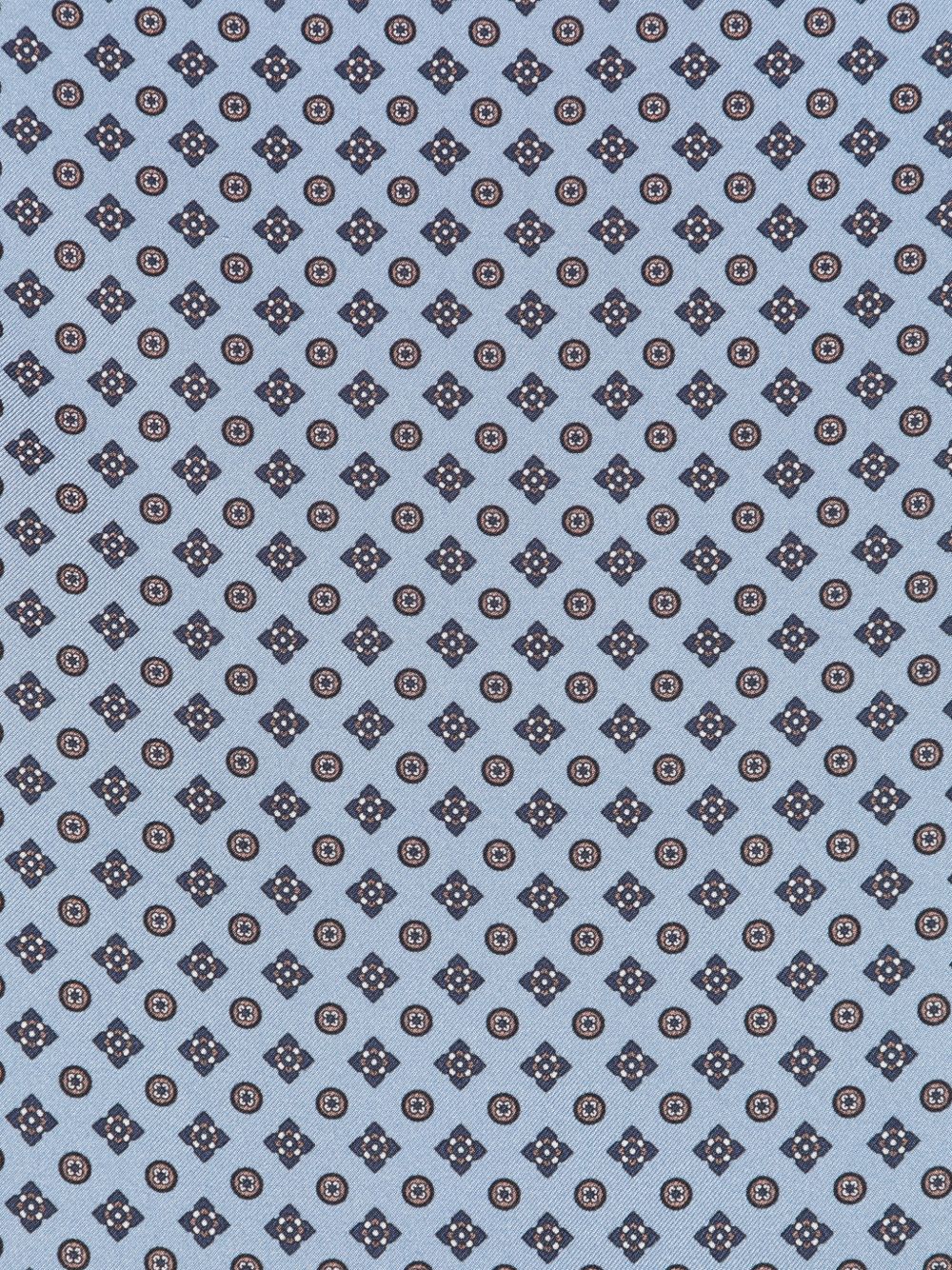 Brioni Men Printed Silk Pocket Square BRIONI