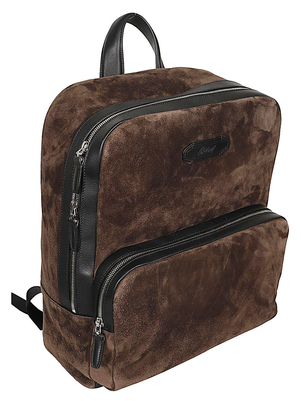 Brioni Men Via Veneto Suede Leather Backpack BRIONI