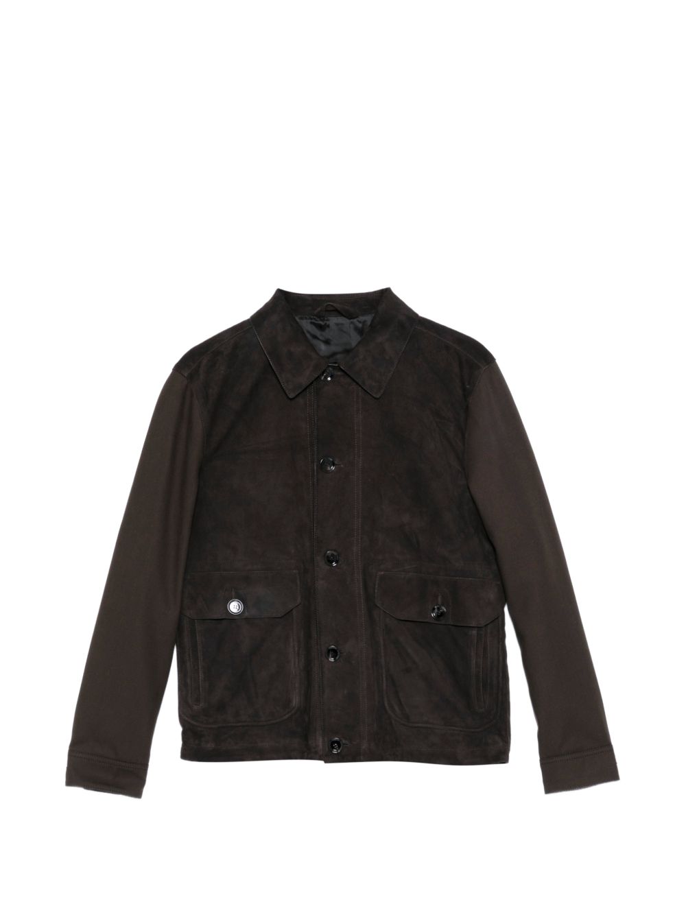 Brioni Men Suede Leather Jacket BRIONI