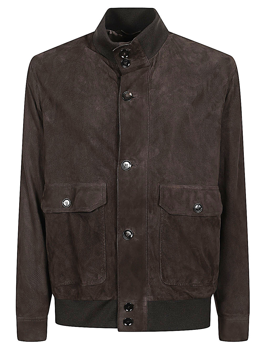 Brioni Men Suede Leather Jacket BRIONI