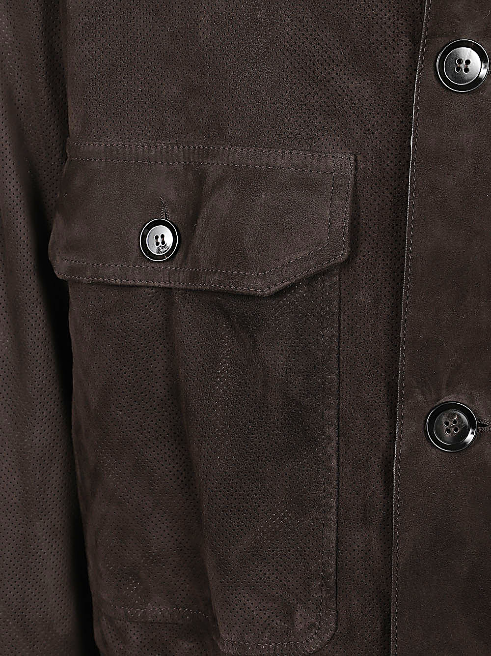 Brioni Men Suede Leather Jacket BRIONI