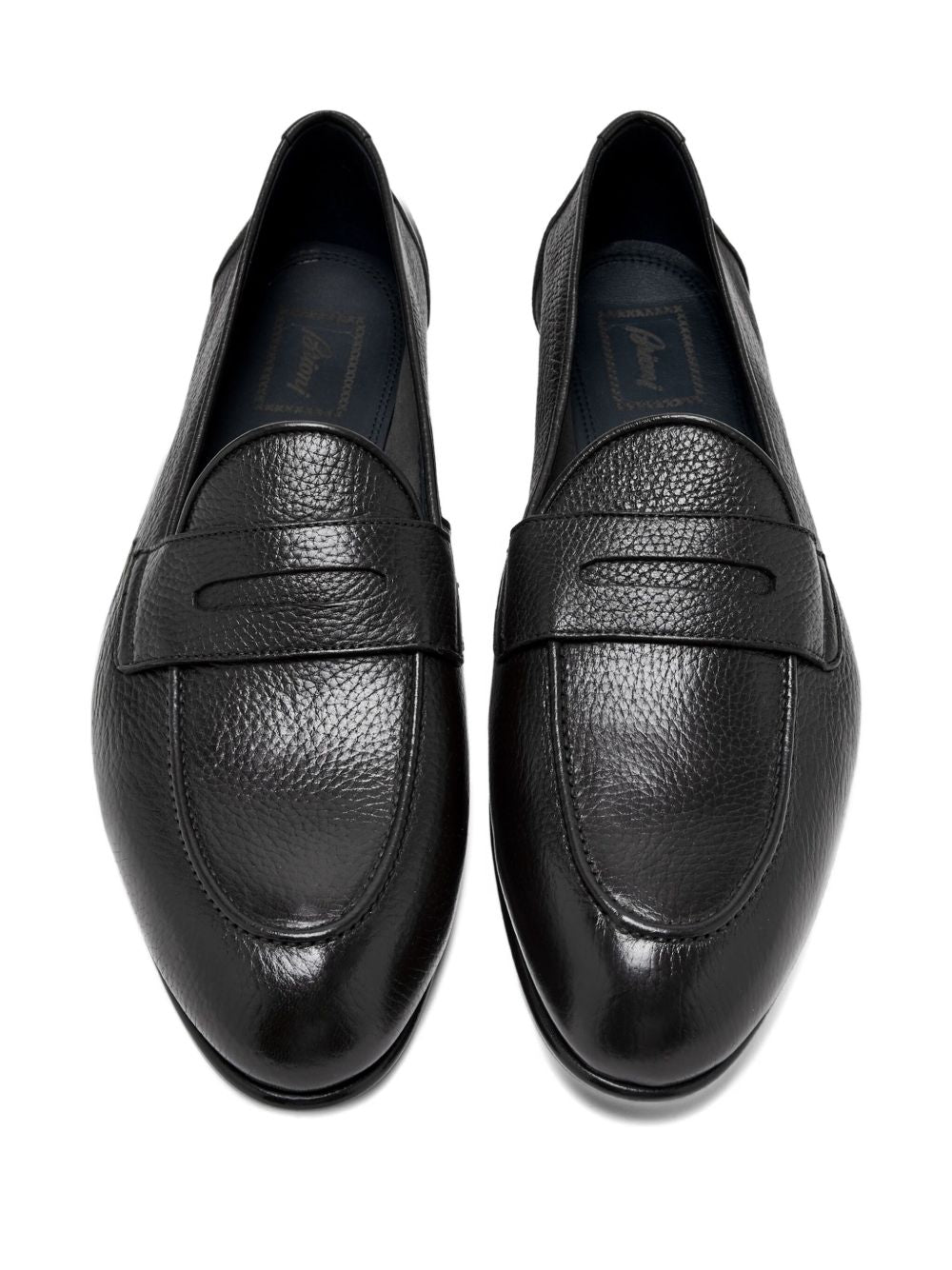 Brioni Men Penny Appia Leather Loafers BRIONI