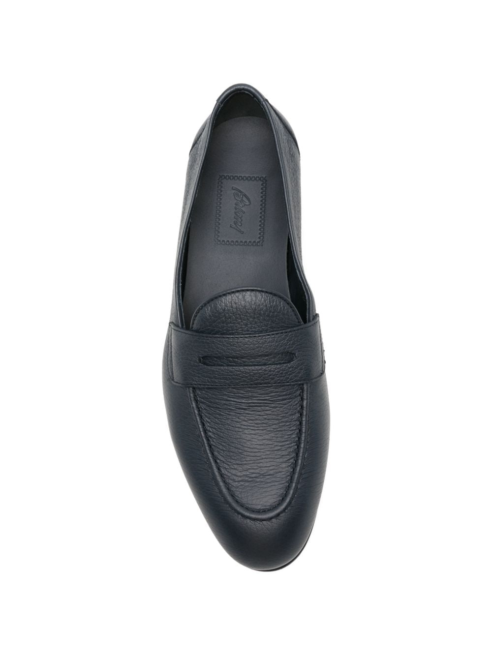 Brioni Men Appia Leather Penny Loafers BRIONI