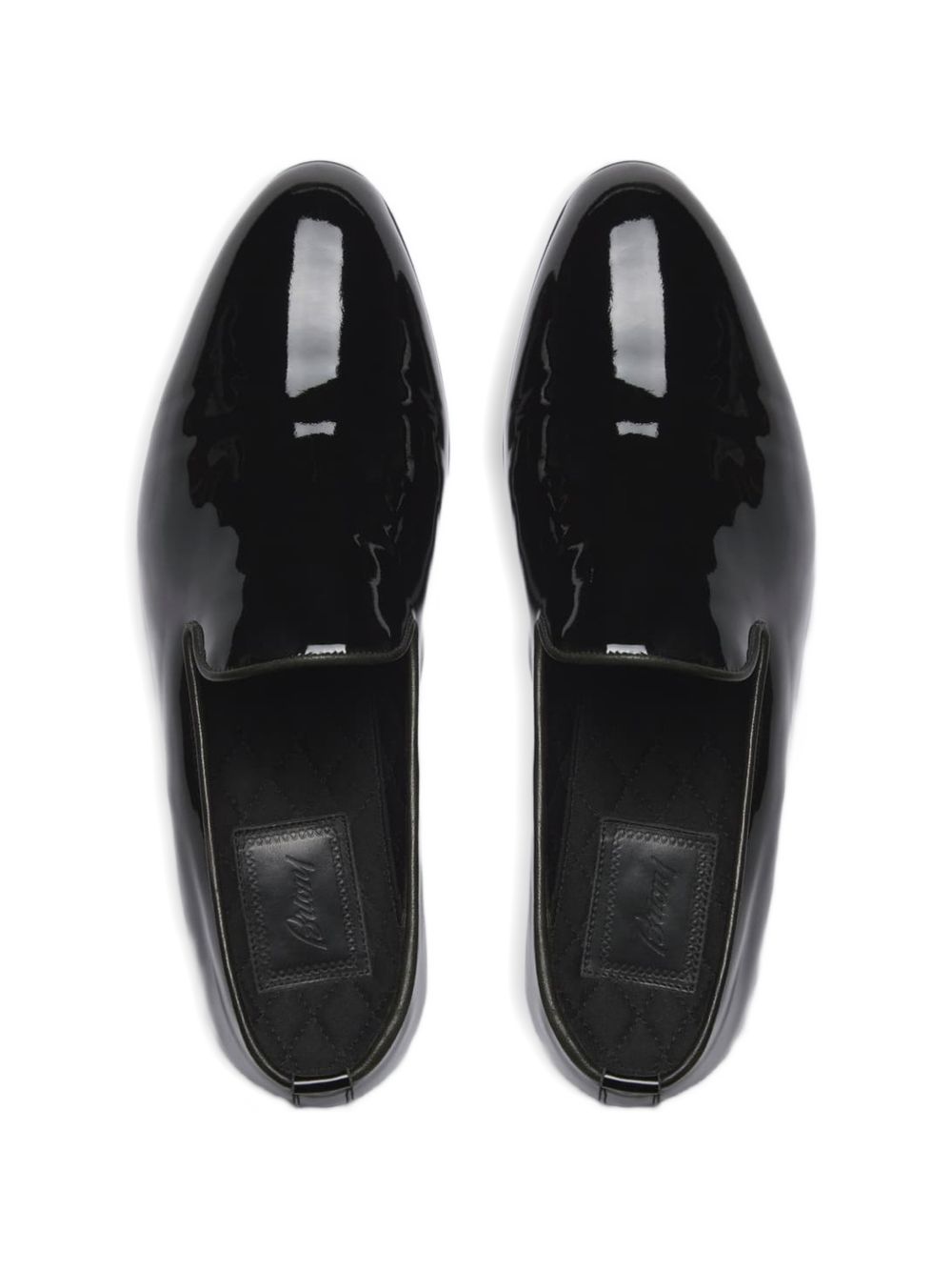 Brioni Men Essential Patent Leather Loafers BRIONI