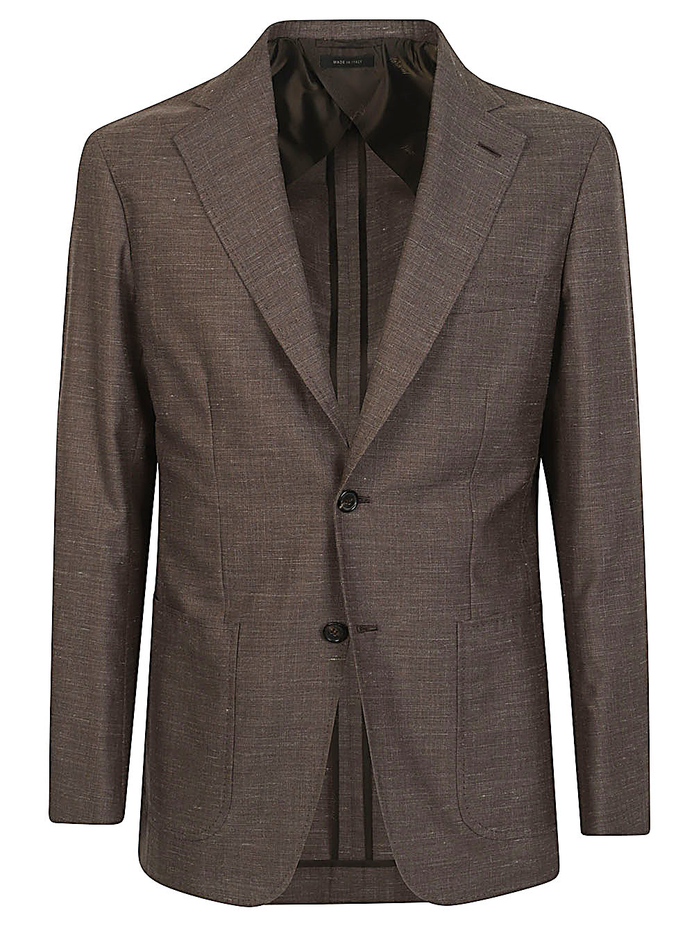 Brioni Men Wool And Silk Single-Breasted Jacket BRIONI