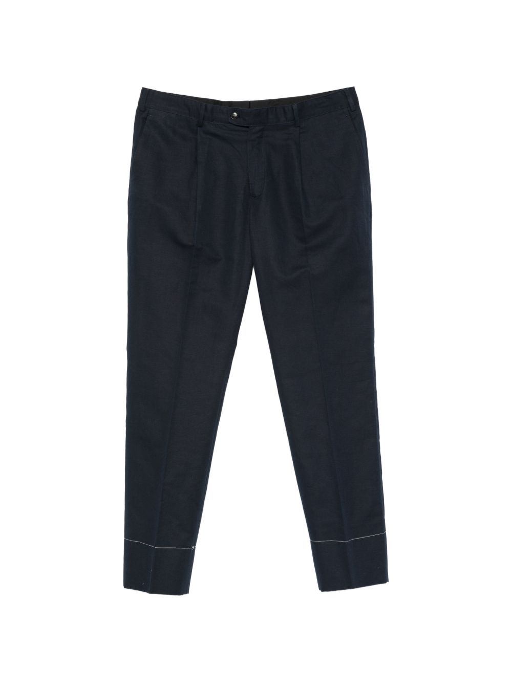 Brioni Men Pienza Linen And Cotton Trousers BRIONI