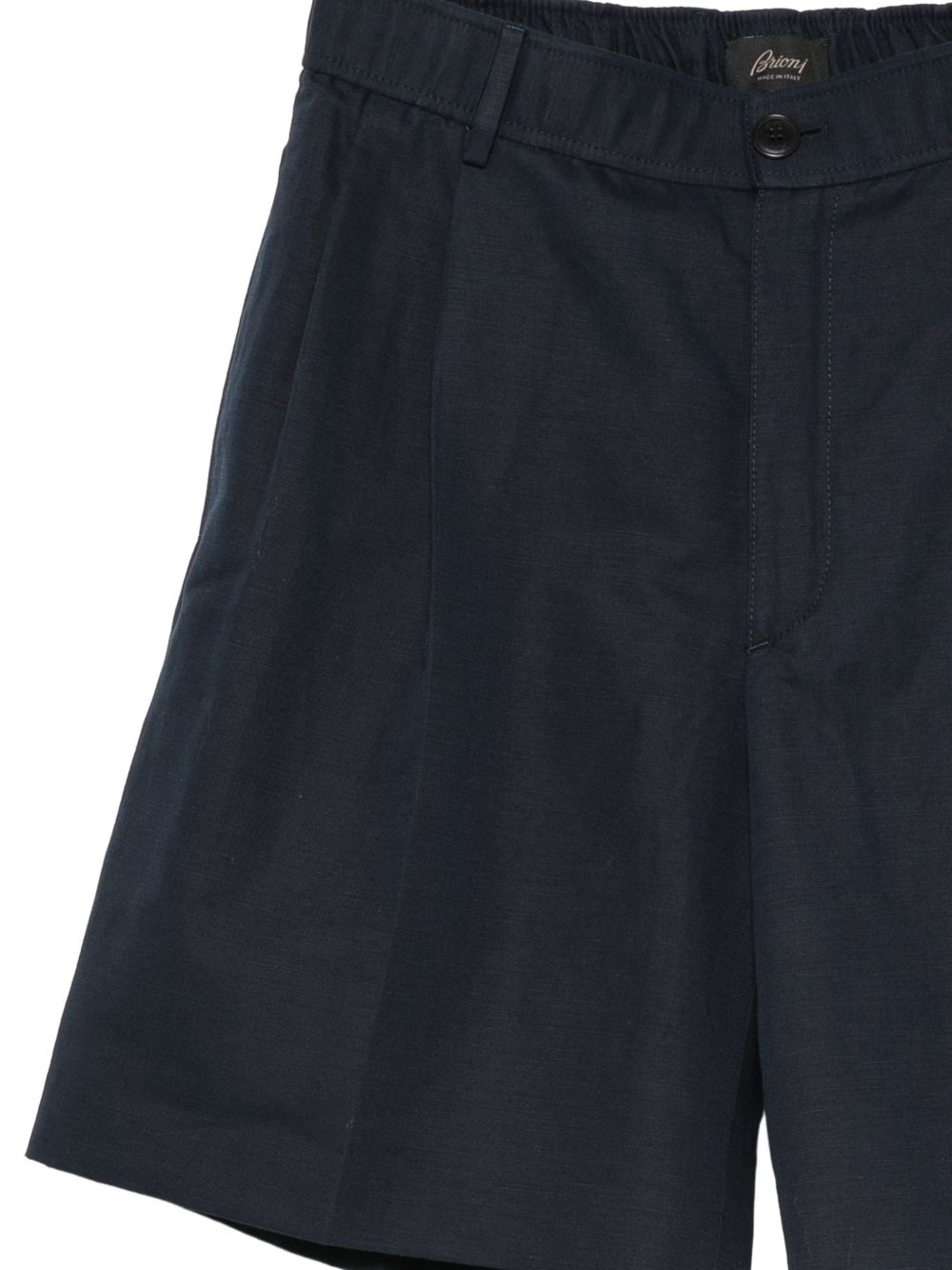 Brioni Men Bellagio Linen And Cotton Shorts BRIONI