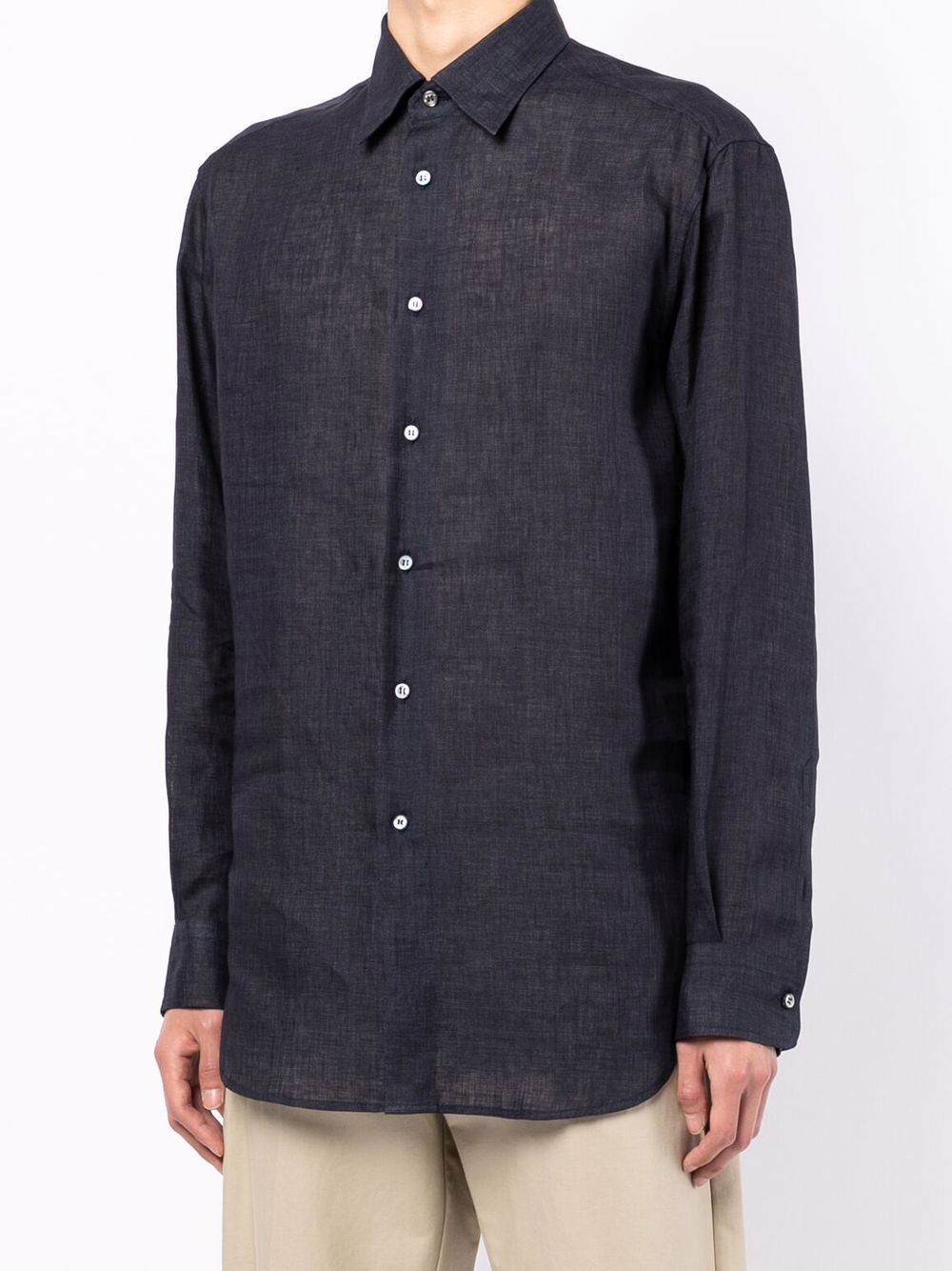 Brioni Men Linen Shirt BRIONI