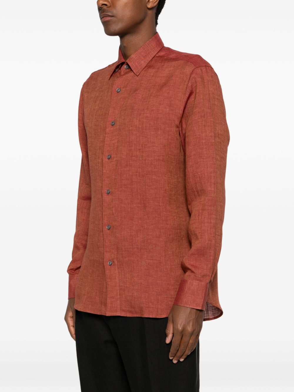 Brioni Men Linen Shirt BRIONI