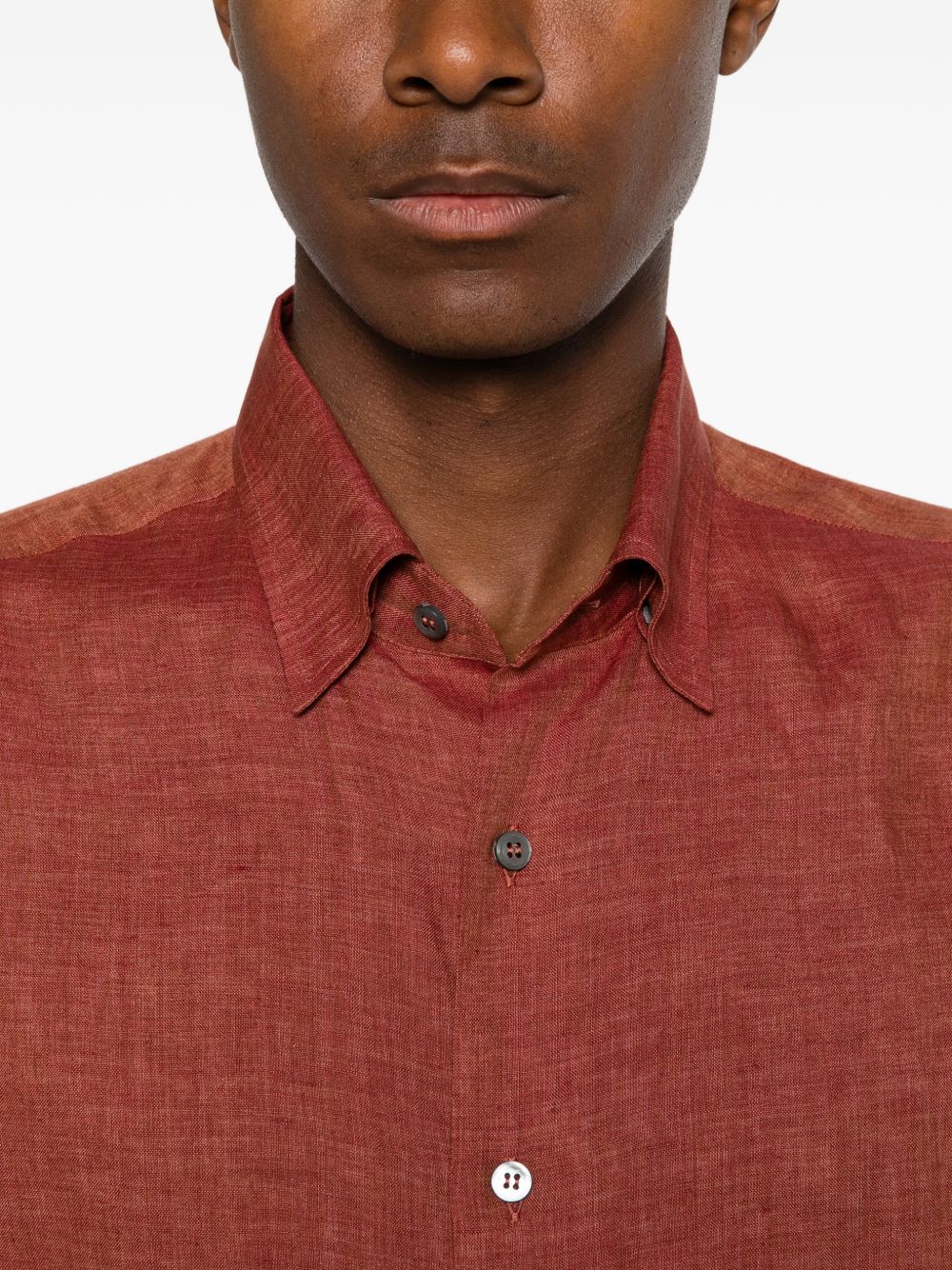 Brioni Men Linen Shirt BRIONI
