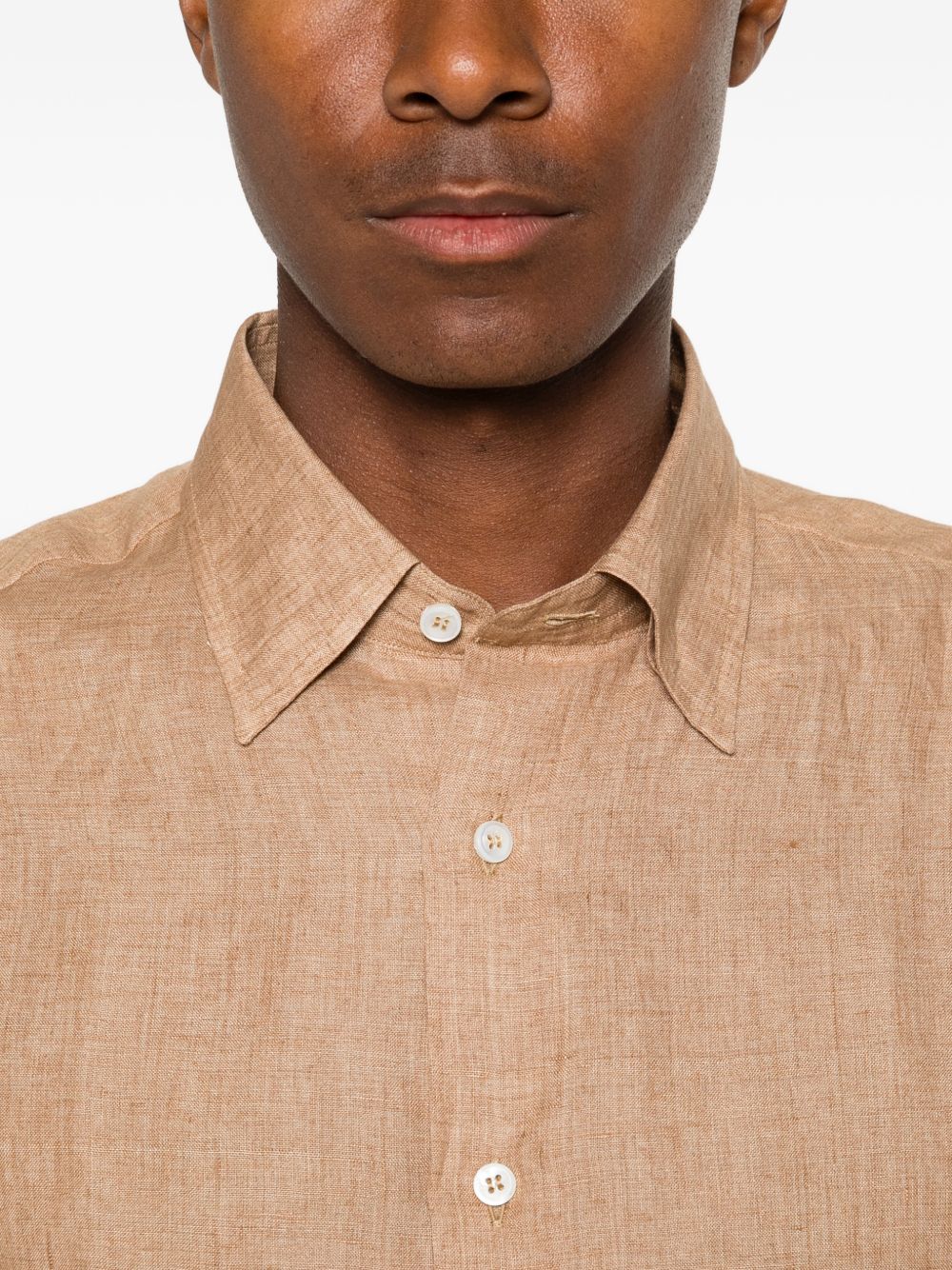 Brioni Men Linen Shirt BRIONI