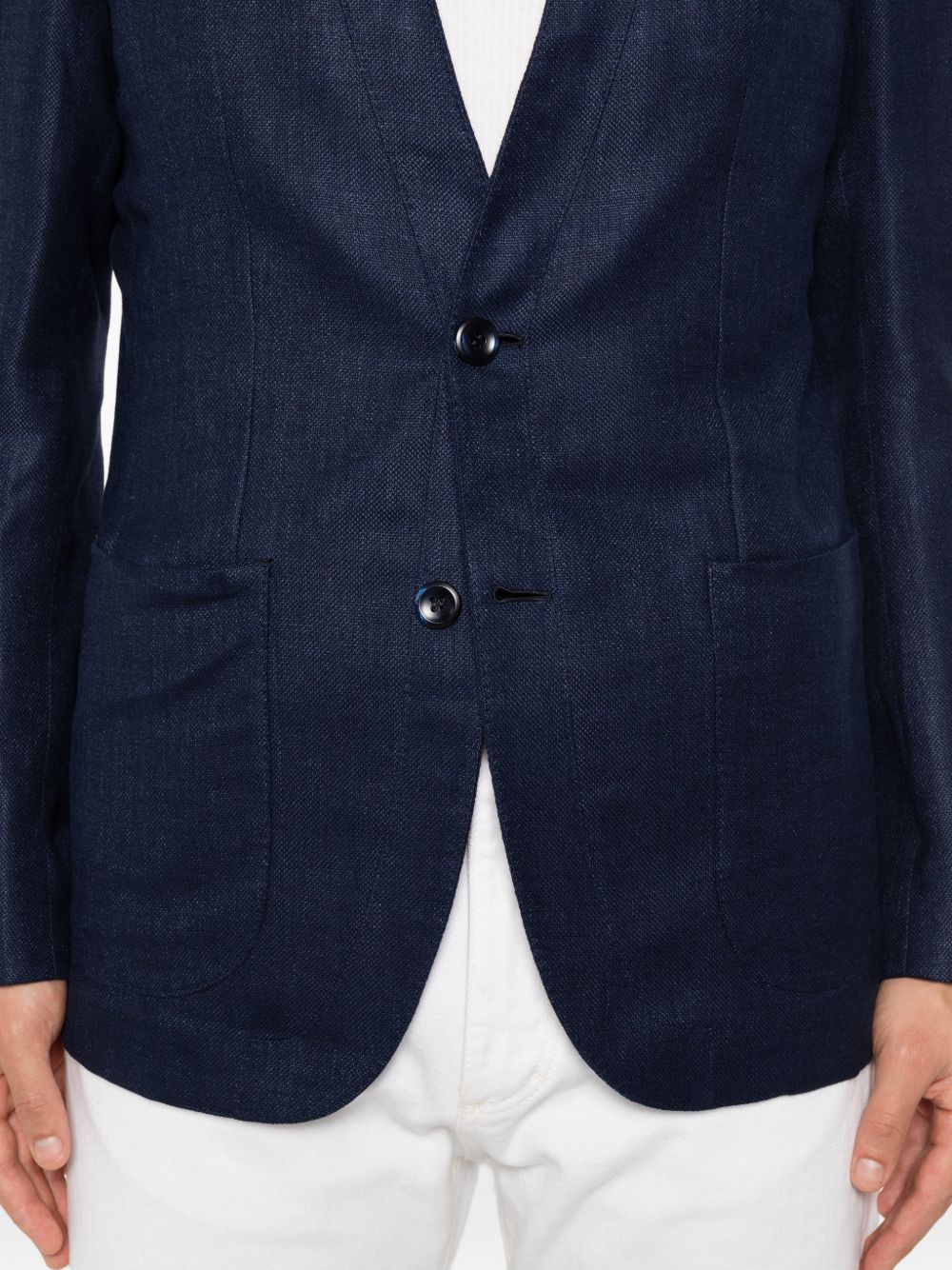 Brioni Men Linen And Silk Blend Jardigan BRIONI