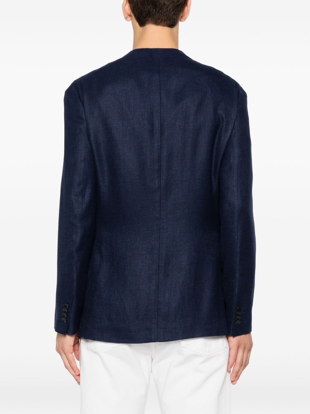 Brioni Men Linen And Silk Blend Jardigan BRIONI