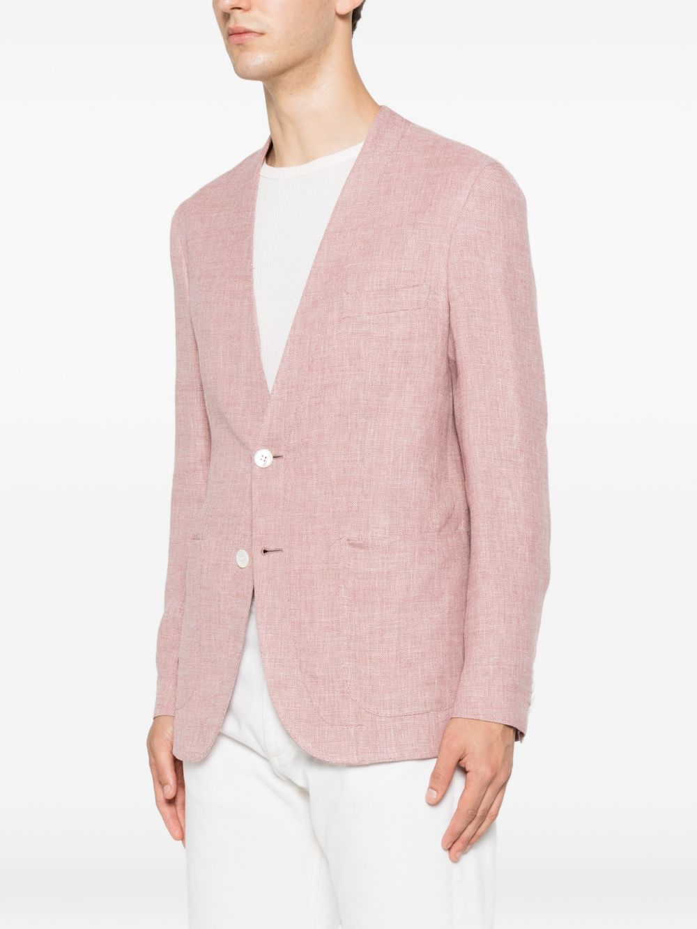 Brioni Men Linen And Silk Blend Jardigan BRIONI