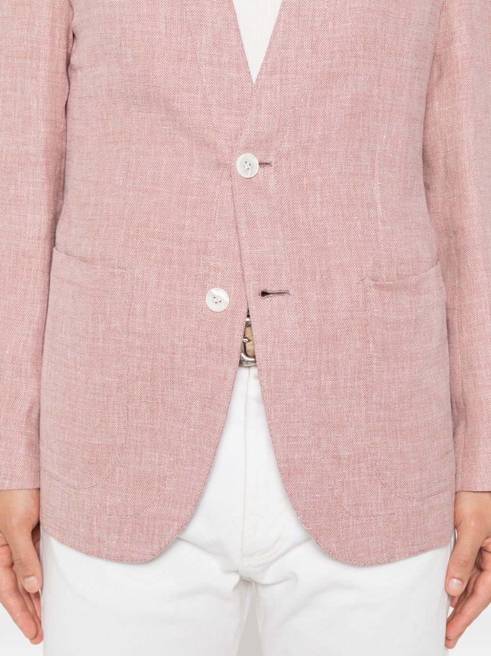 Brioni Men Linen And Silk Blend Jardigan BRIONI