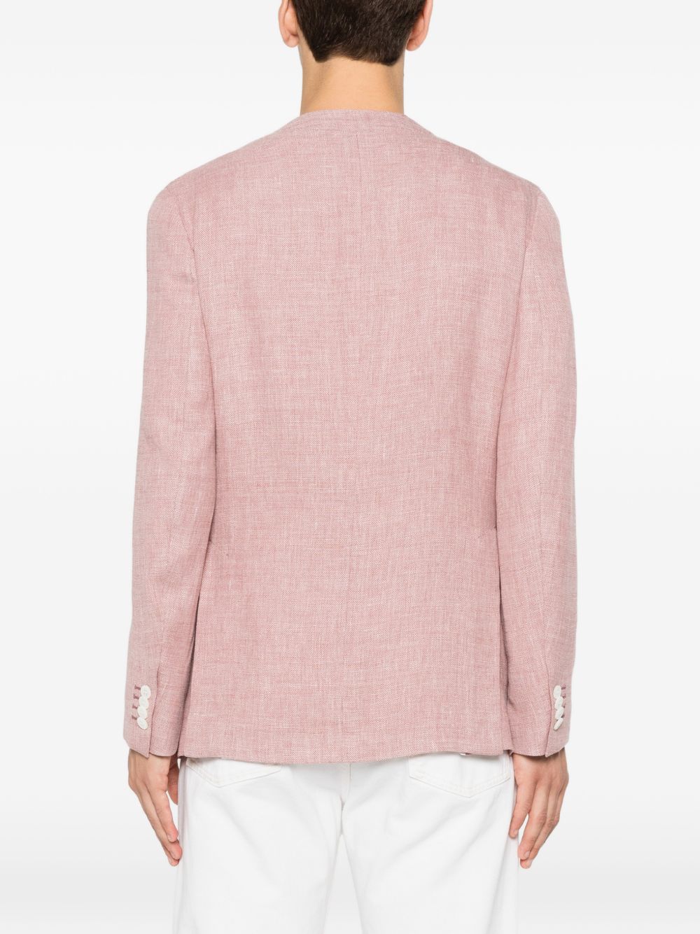 Brioni Men Linen And Silk Blend Jardigan BRIONI