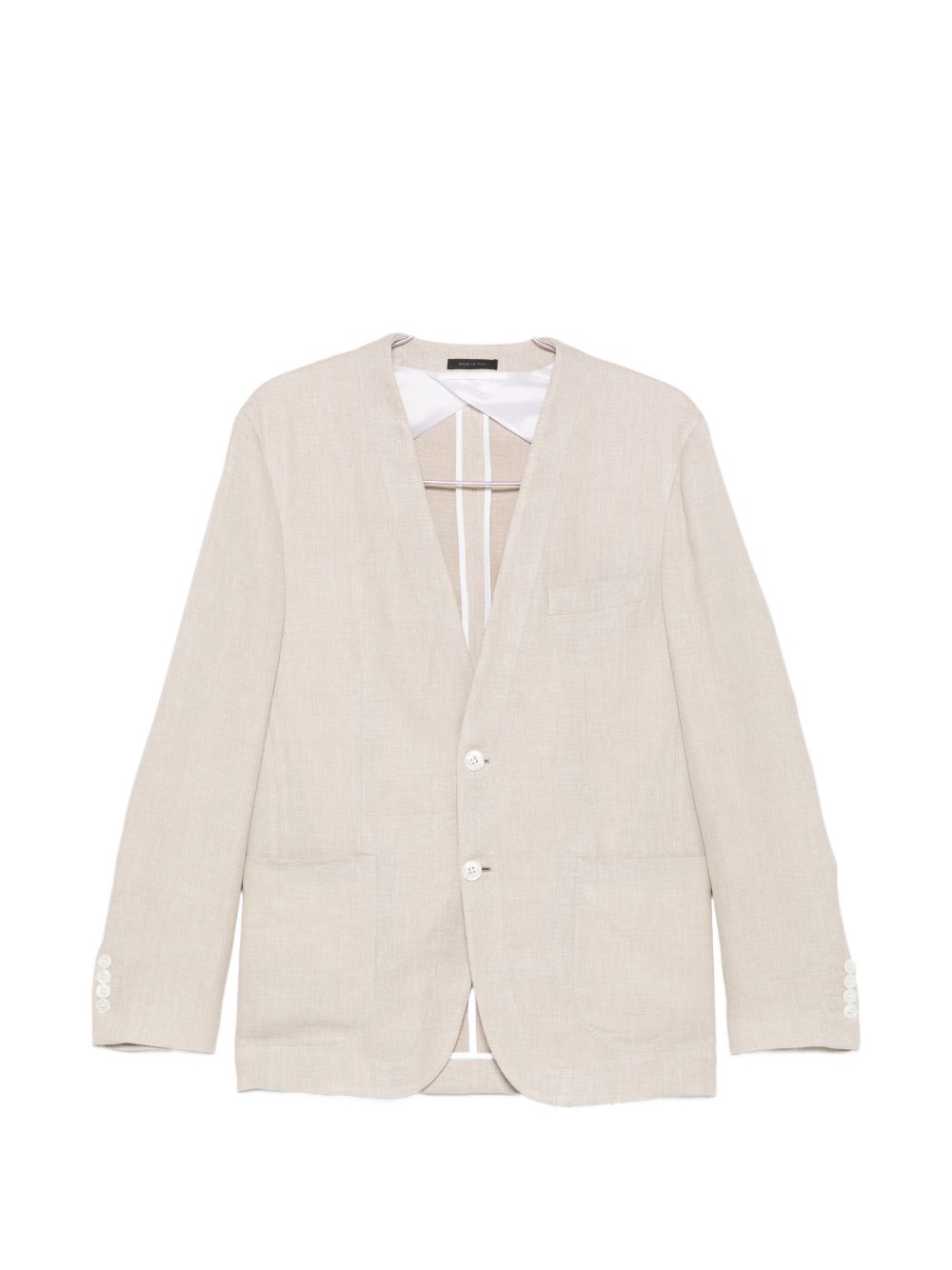 Brioni Men Linen And Silk Blend Jardigan BRIONI