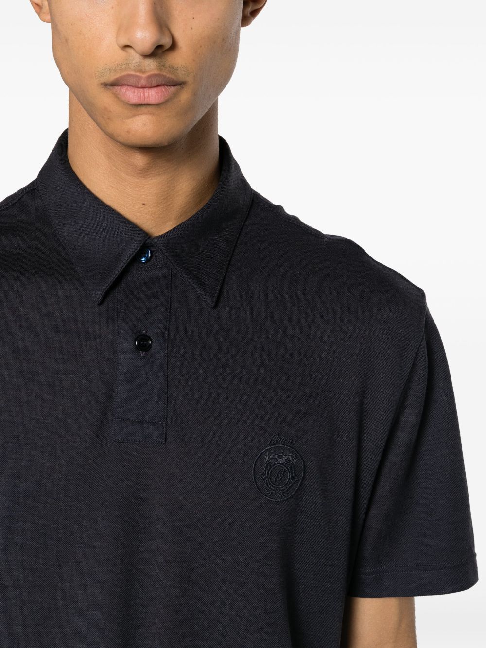 Brioni Men Wool Polo Shirt BRIONI