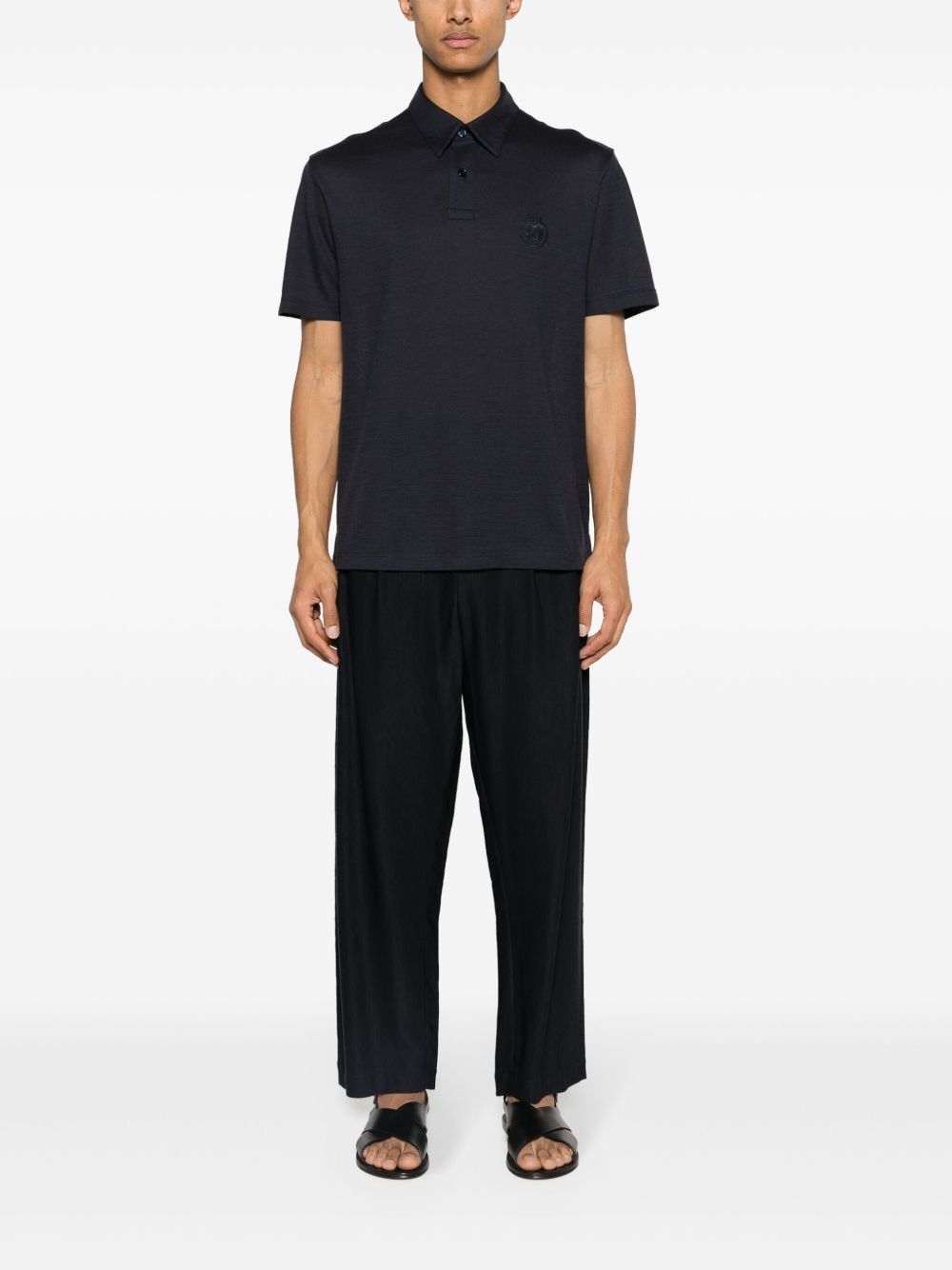 Brioni Men Wool Polo Shirt BRIONI
