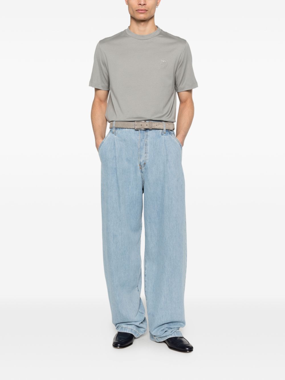 Brioni Men Cotton T-Shirt BRIONI