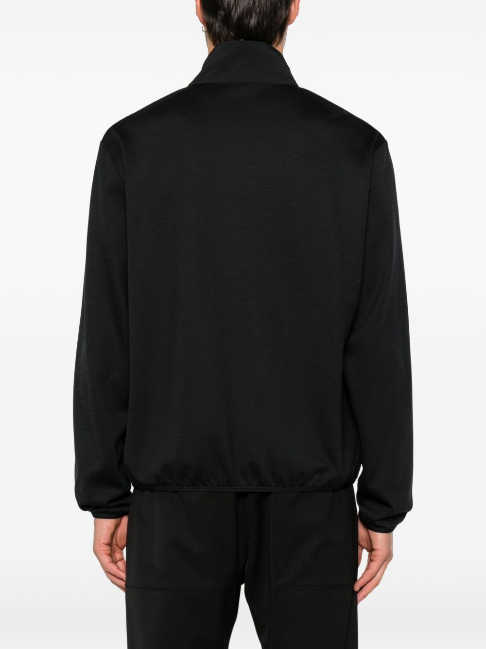 Brioni Men Wool Half-Zip High Neck Sweater BRIONI