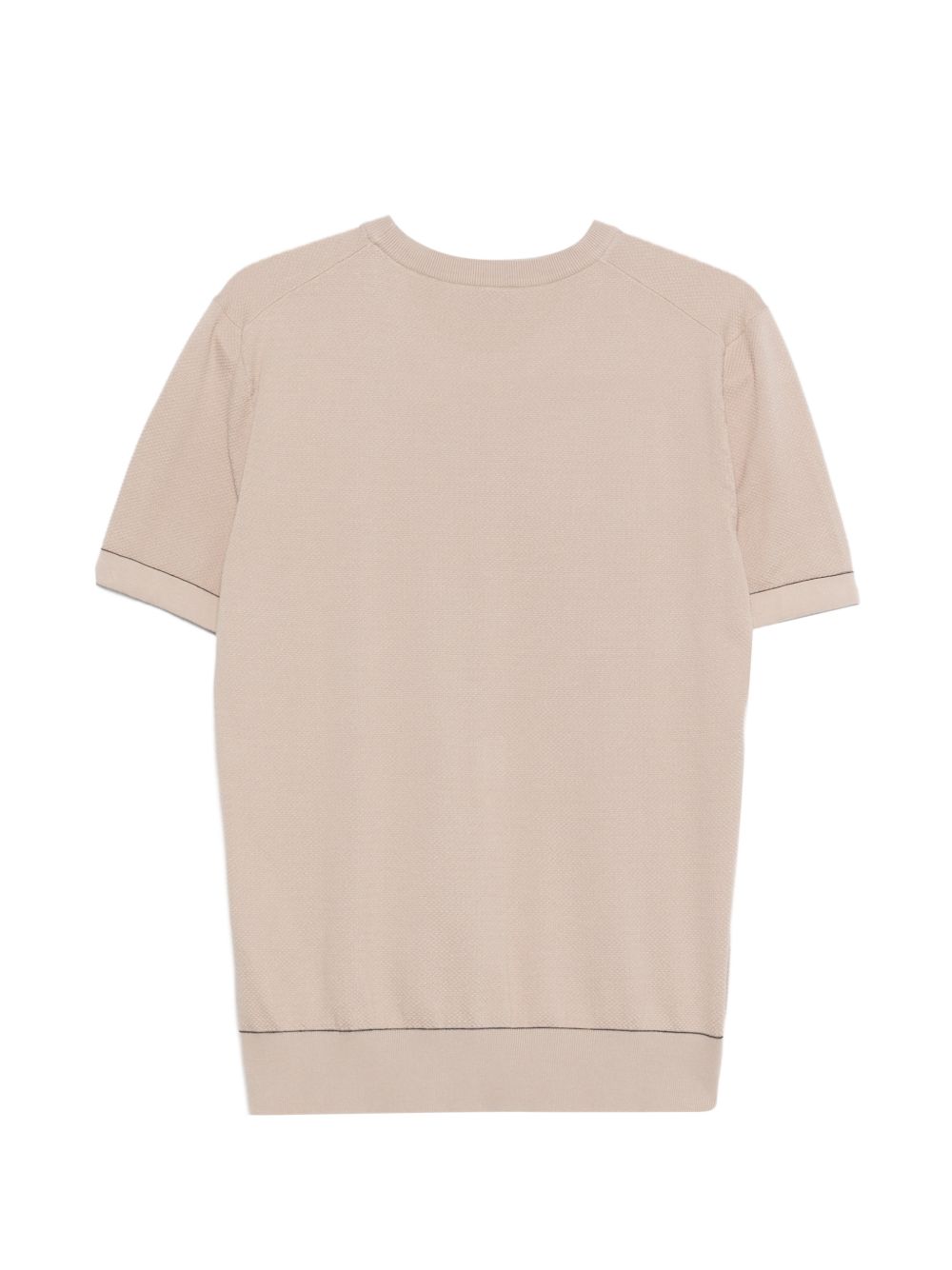 Brioni Men Piquet Cotton T-Shirt BRIONI