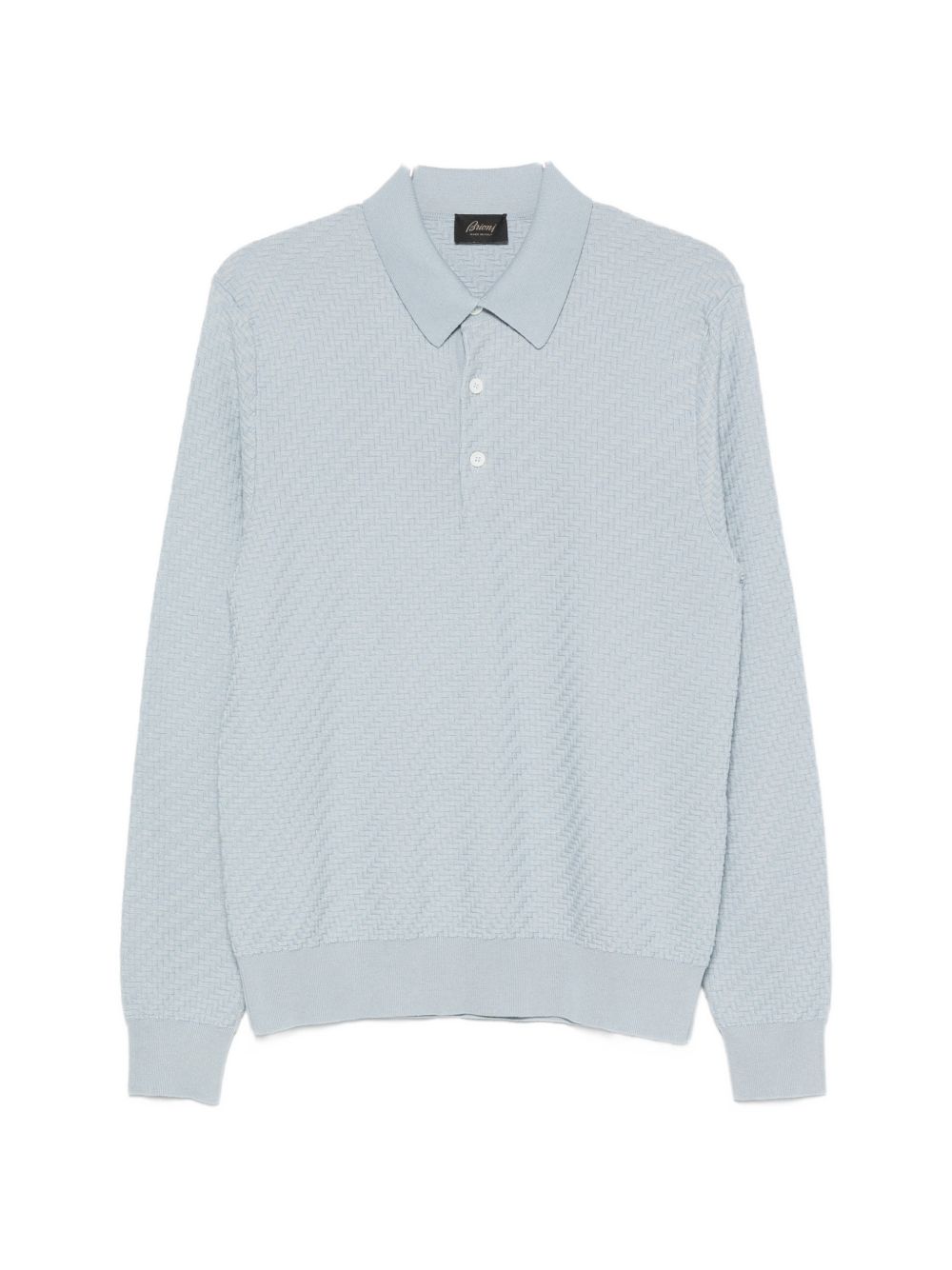 Brioni Men Cotton And Cashmere Polo Shirt BRIONI