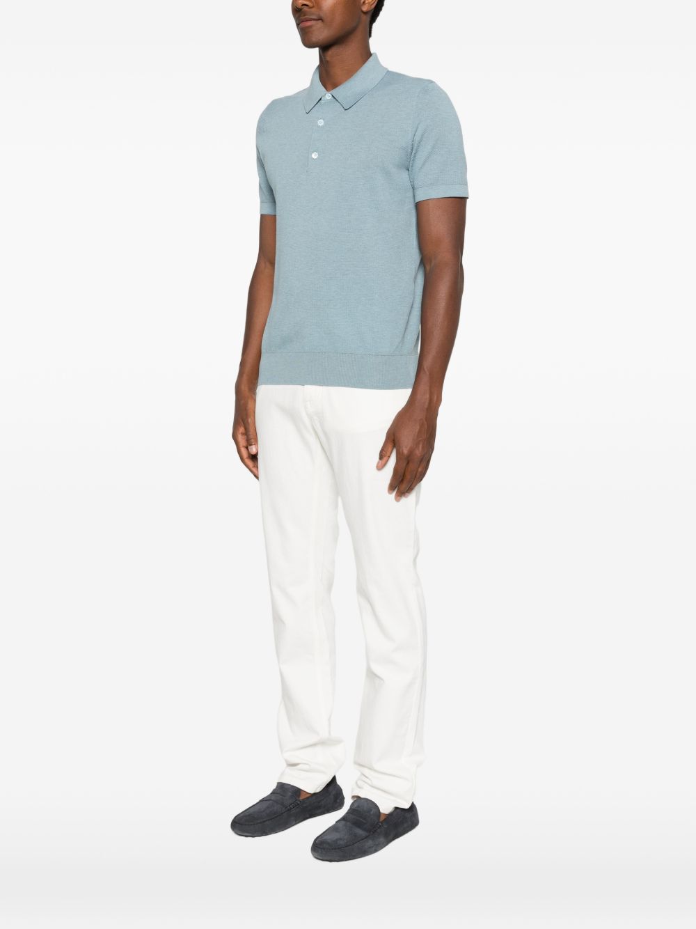 Brioni Men Cotton Polo Shirt BRIONI