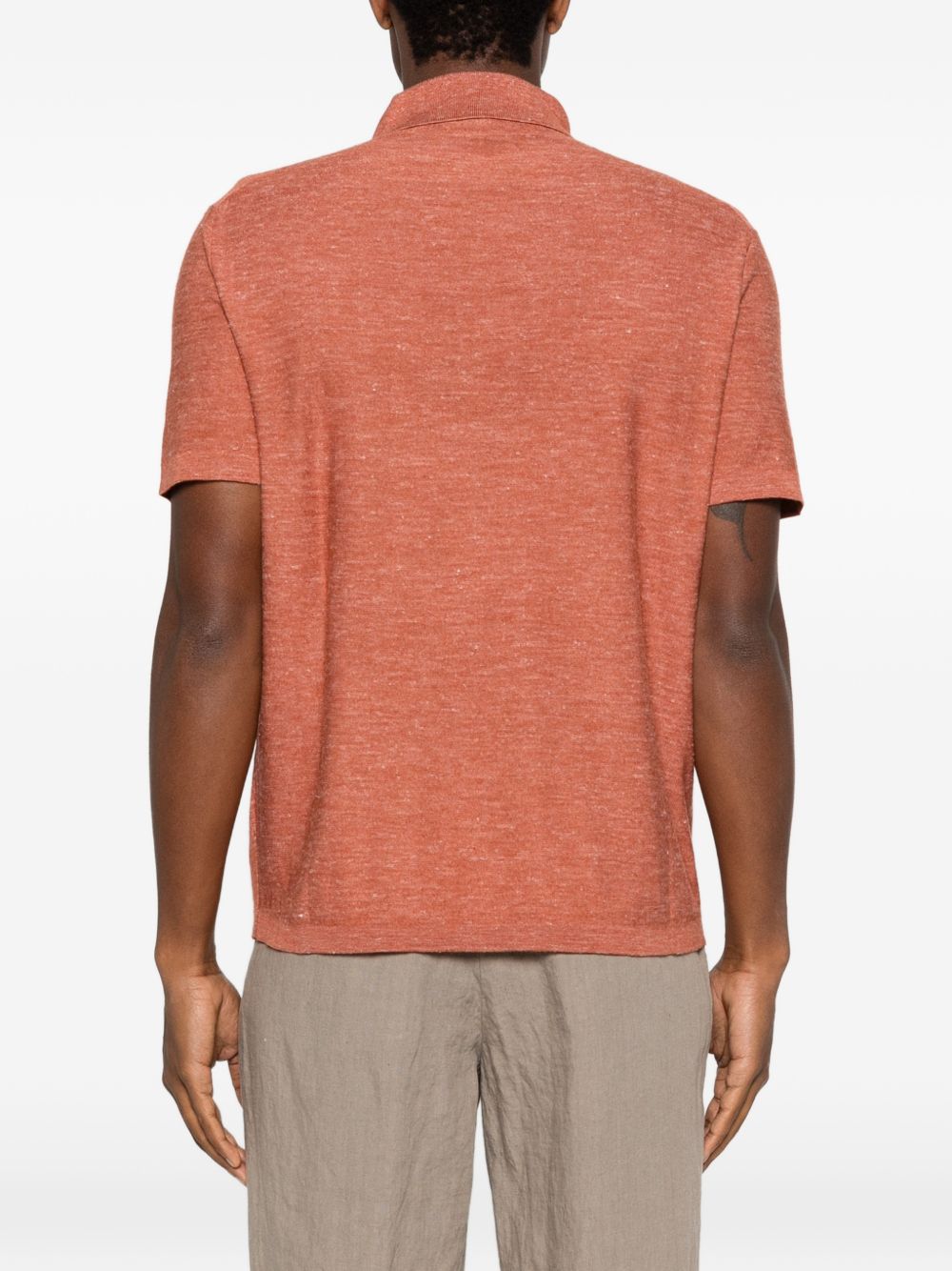 Brioni Men Cashmere And Silk Blend Polo Shirt BRIONI