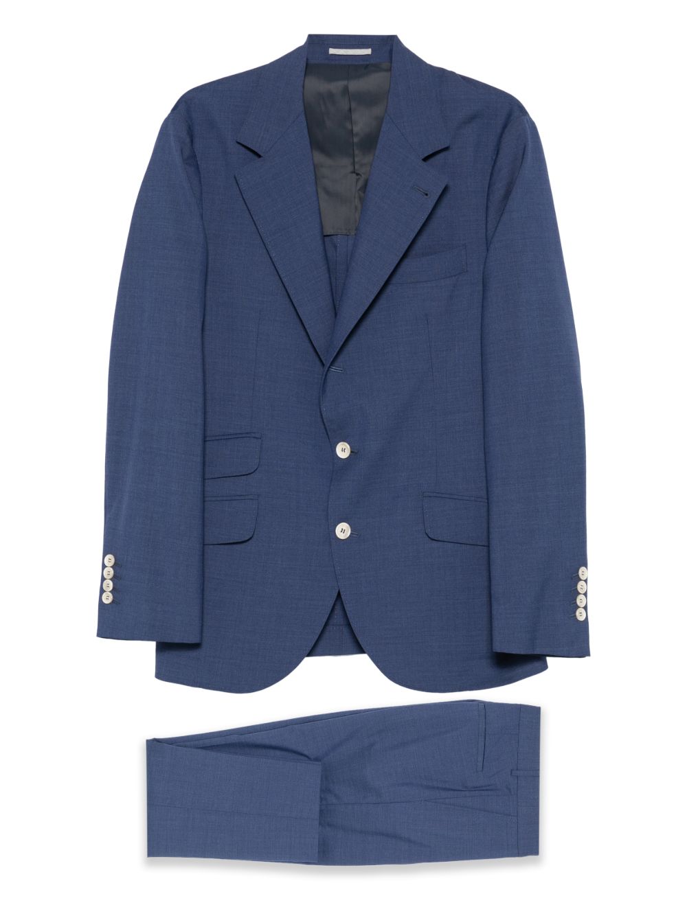 Brunello Cucinelli Men Wool Single-Breasted Suit BRUNELLO CUCINELLI