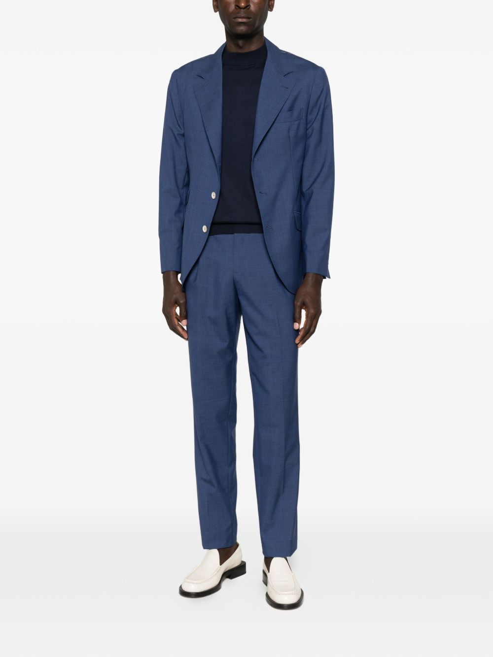 Brunello Cucinelli Men Wool Single-Breasted Suit BRUNELLO CUCINELLI