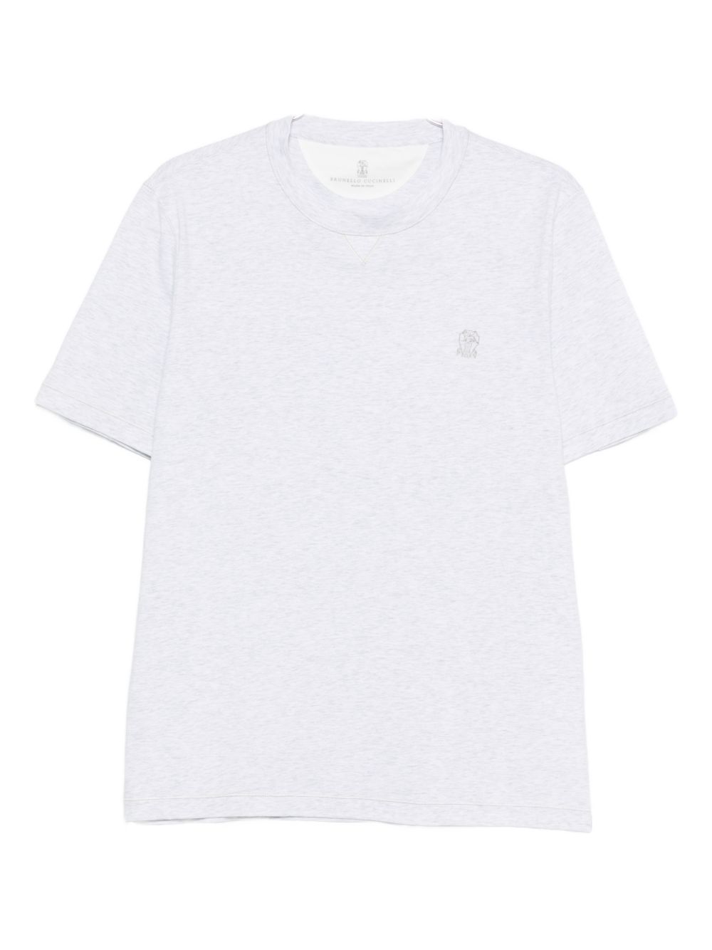 Brunello Cucinelli Men Logo Cotton T-Shirt BRUNELLO CUCINELLI