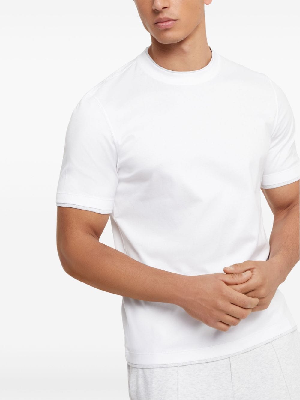 Brunello Cucinelli Men Cotton T-Shirt BRUNELLO CUCINELLI