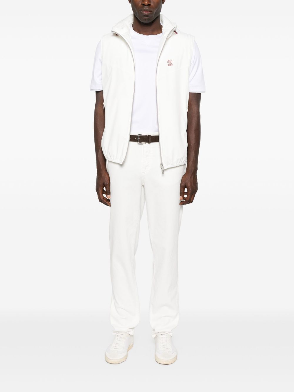 Brunello Cucinelli Men Logo Cotton T-Shirt BRUNELLO CUCINELLI