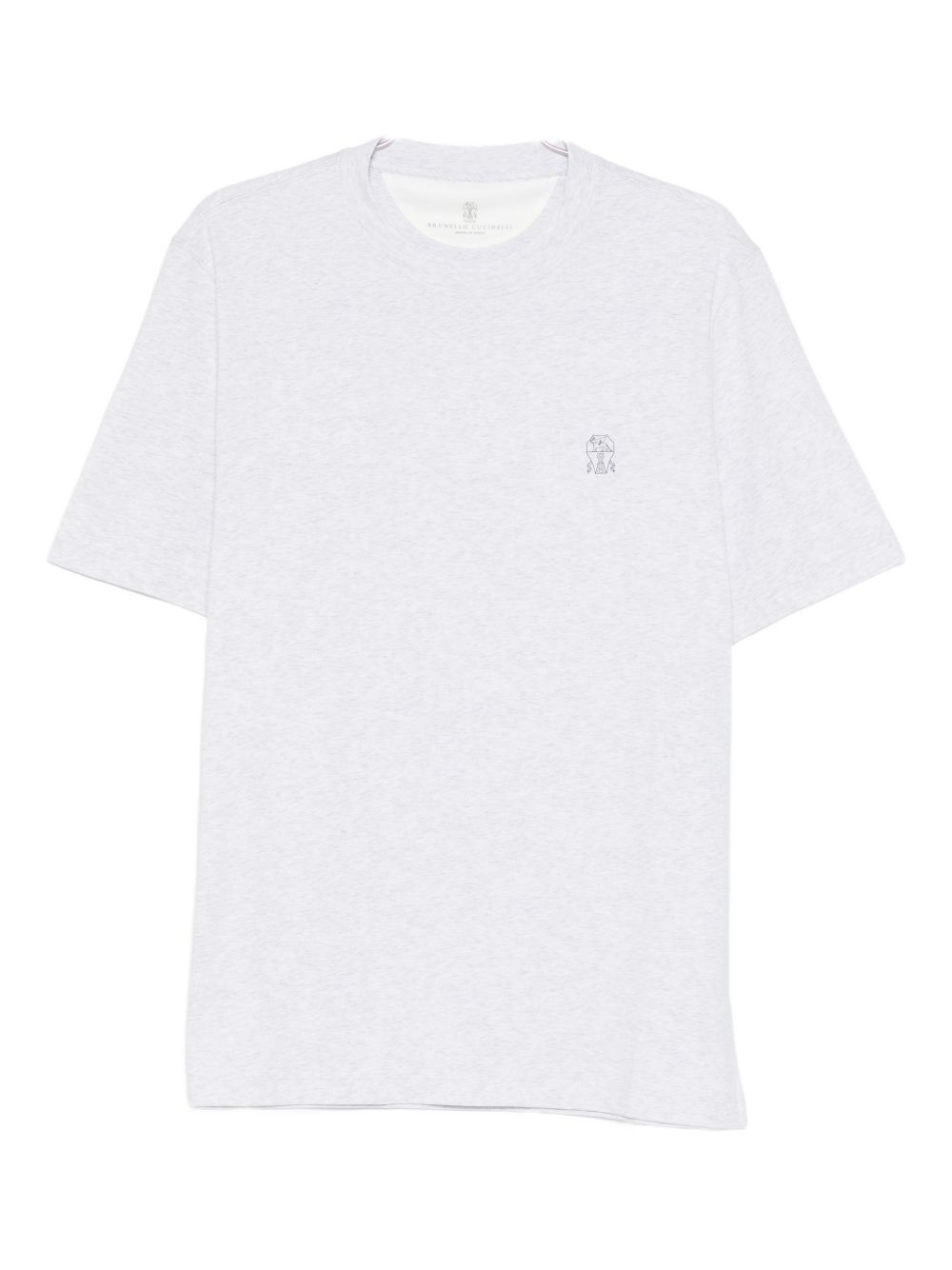 Brunello Cucinelli Men Logo Cotton T-Shirt BRUNELLO CUCINELLI