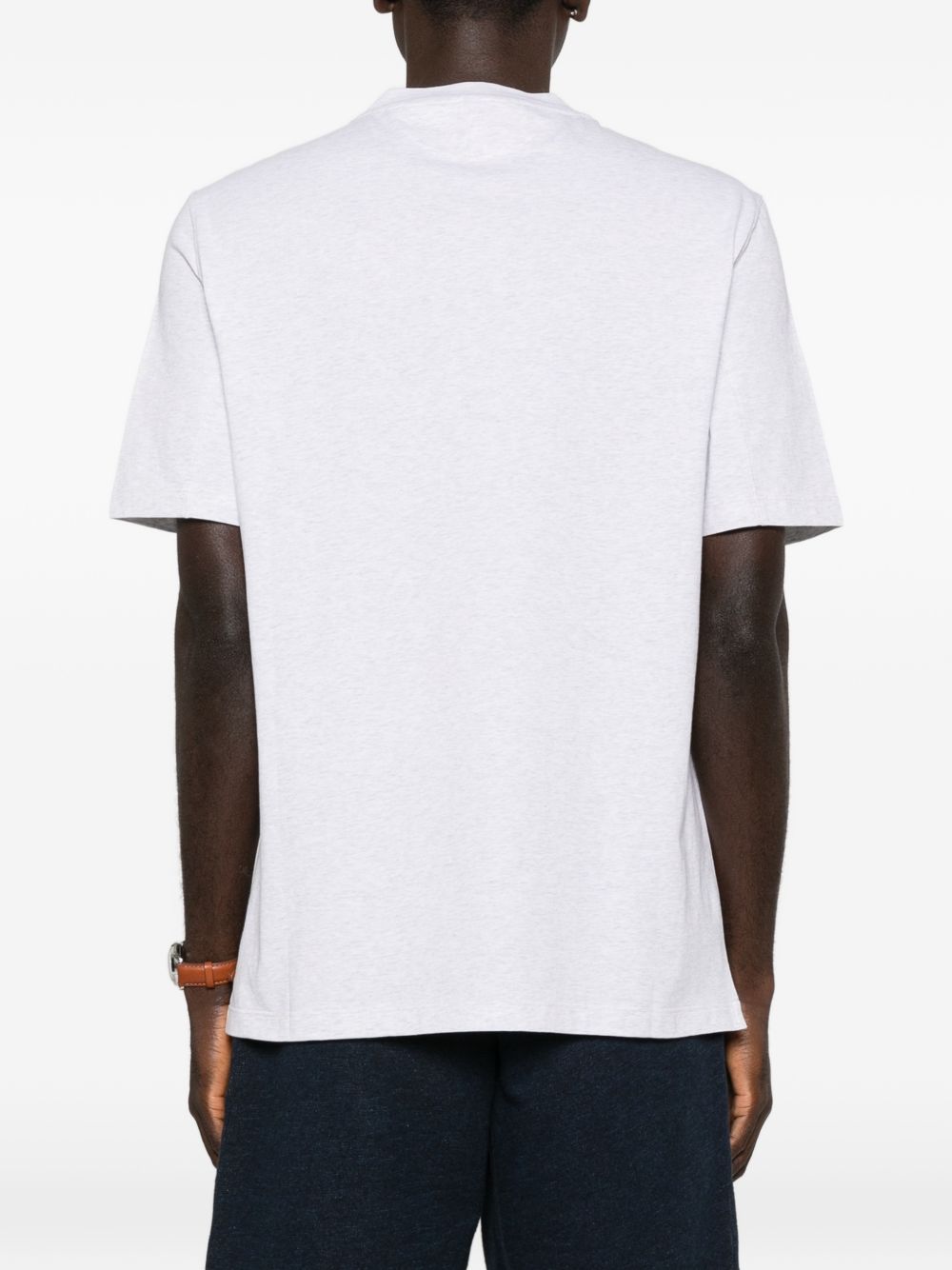 Brunello Cucinelli Men Logo Cotton T-Shirt BRUNELLO CUCINELLI