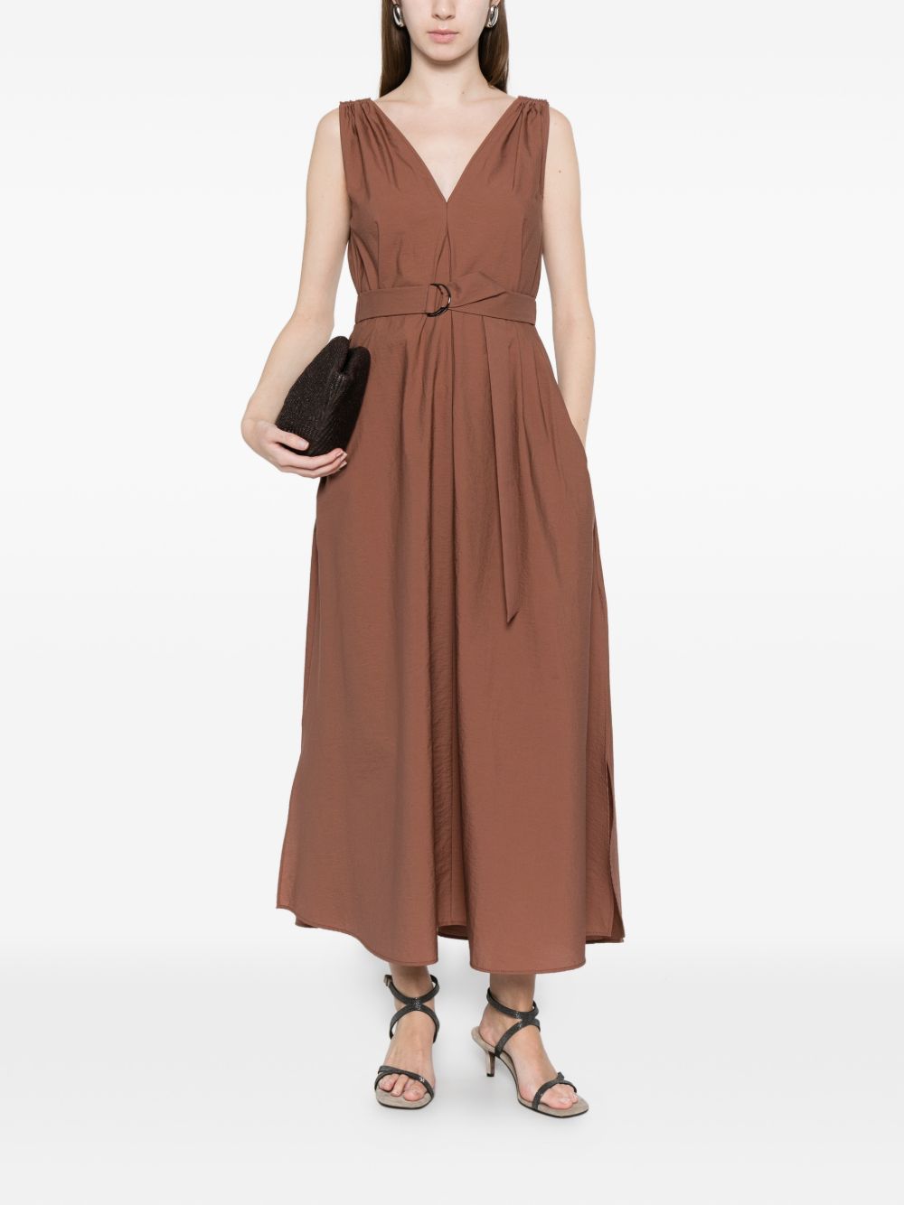 Brunello Cucinelli Women Cotton Long Dress BRUNELLO CUCINELLI